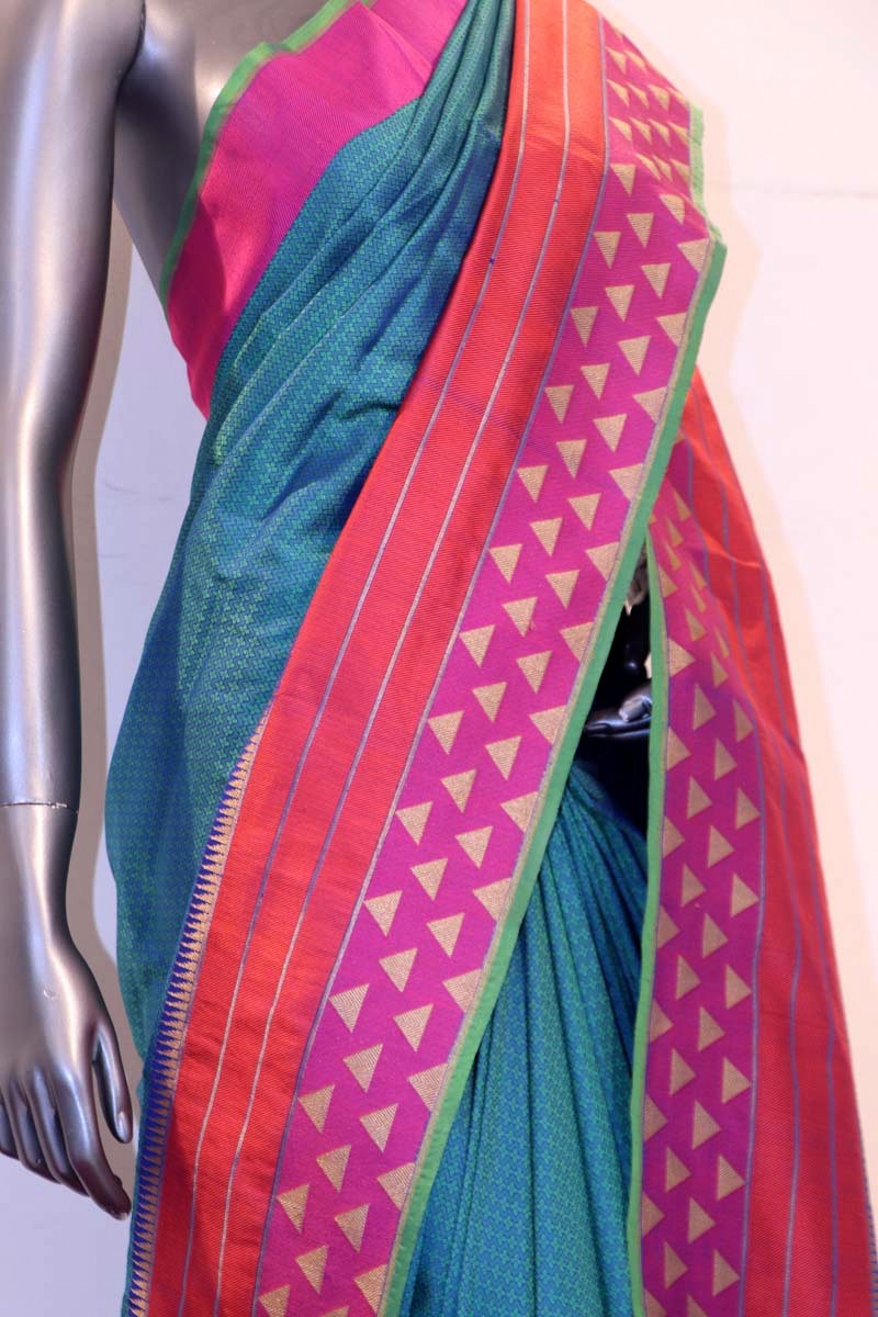 Designer Handloom Banarasi Silk Saree AA212316